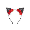 Lace Crown Rose Cat Ear Headband