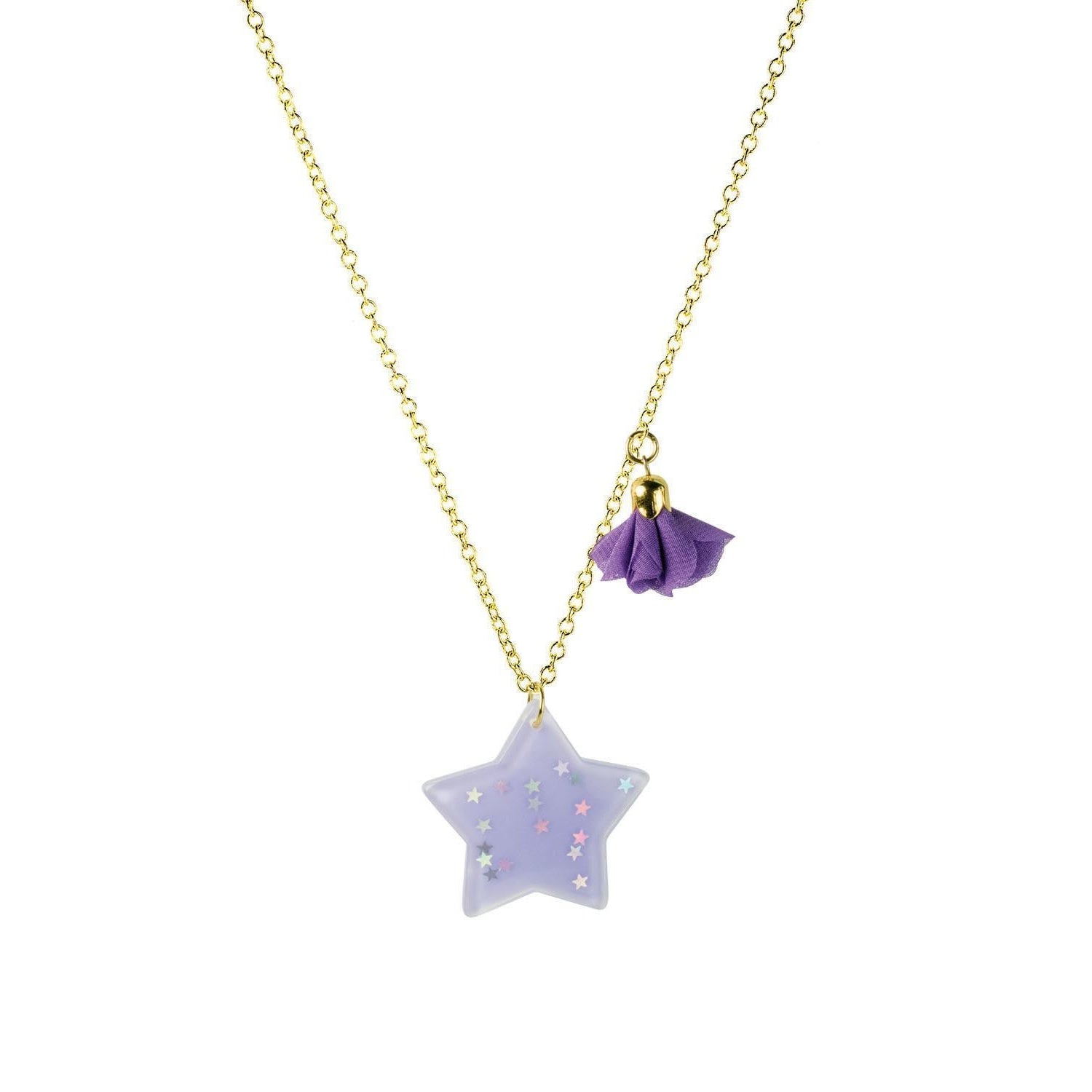 Little Miss Zoe Sparkle Star Necklace Birthday Jewelry