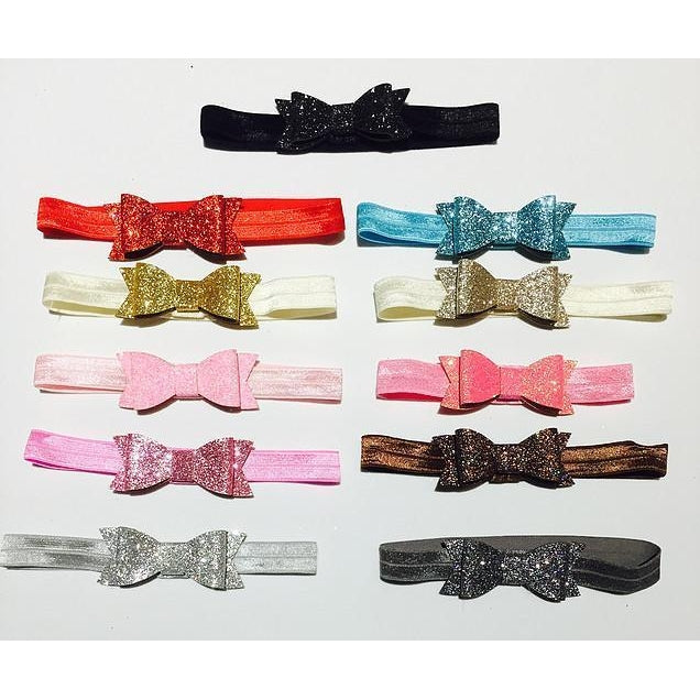 Glitter Bow Headband