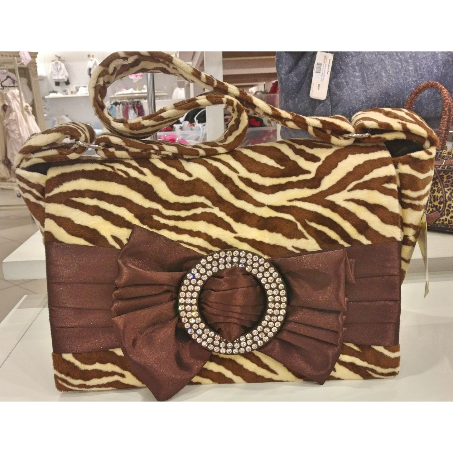 Spoiled Little Mama Giraffe Diaper Bag