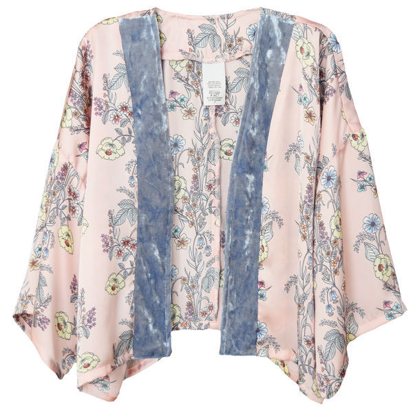 Tru Luv Floral Kimono