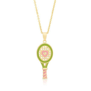 tennis racket pendant necklace lily nily