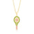 tennis racket pendant necklace lily nily