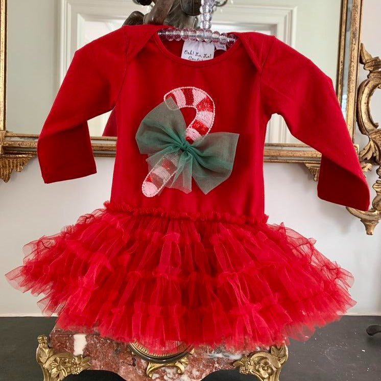 Candy Cane Baby Onesie