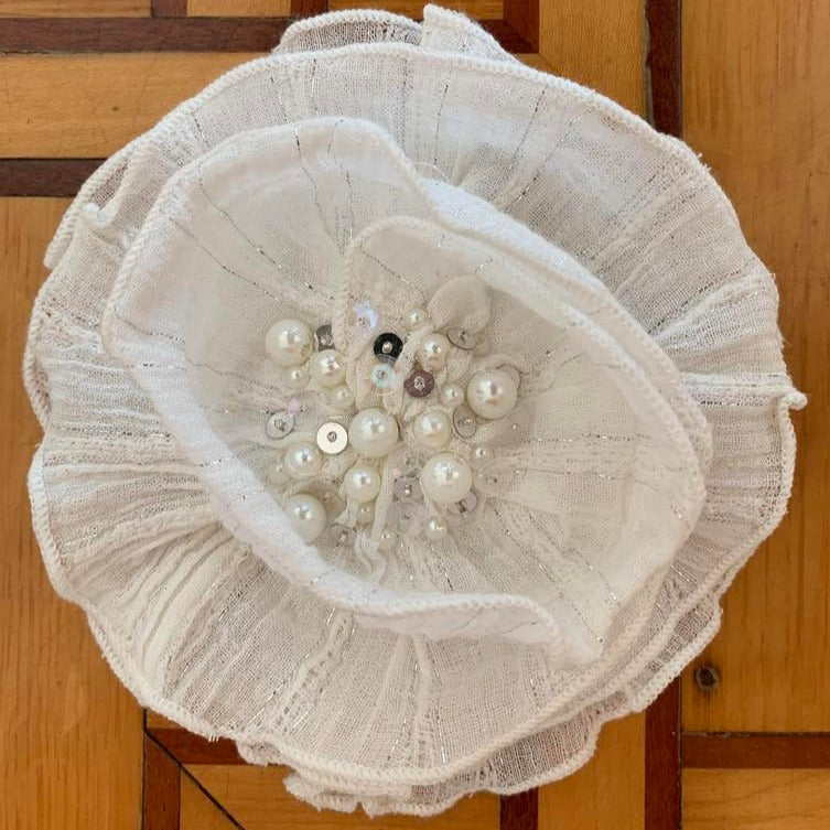 White Sparkle Clip