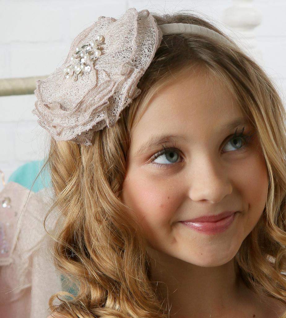 Lilac Tulle Clip or Headband