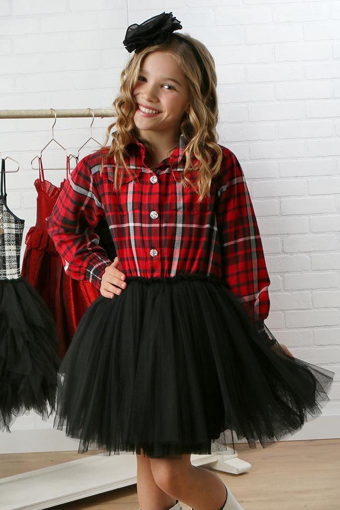 The Alix Plaid Dress