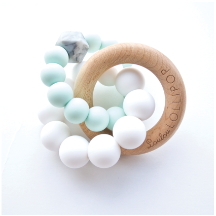 Trinity Teether in Mint