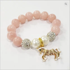 Heart Me Pink Pearl Bracelets