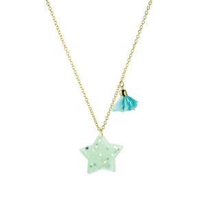 Little Miss Zoe Sparkle Star Necklace Birthday Jewelry